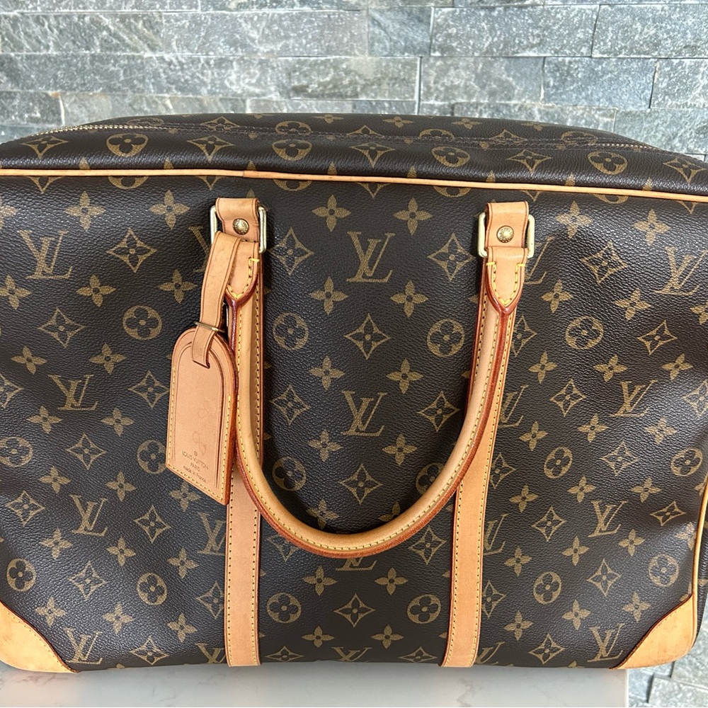 Louis Vuitton Brown Monogram Duffel Bag
